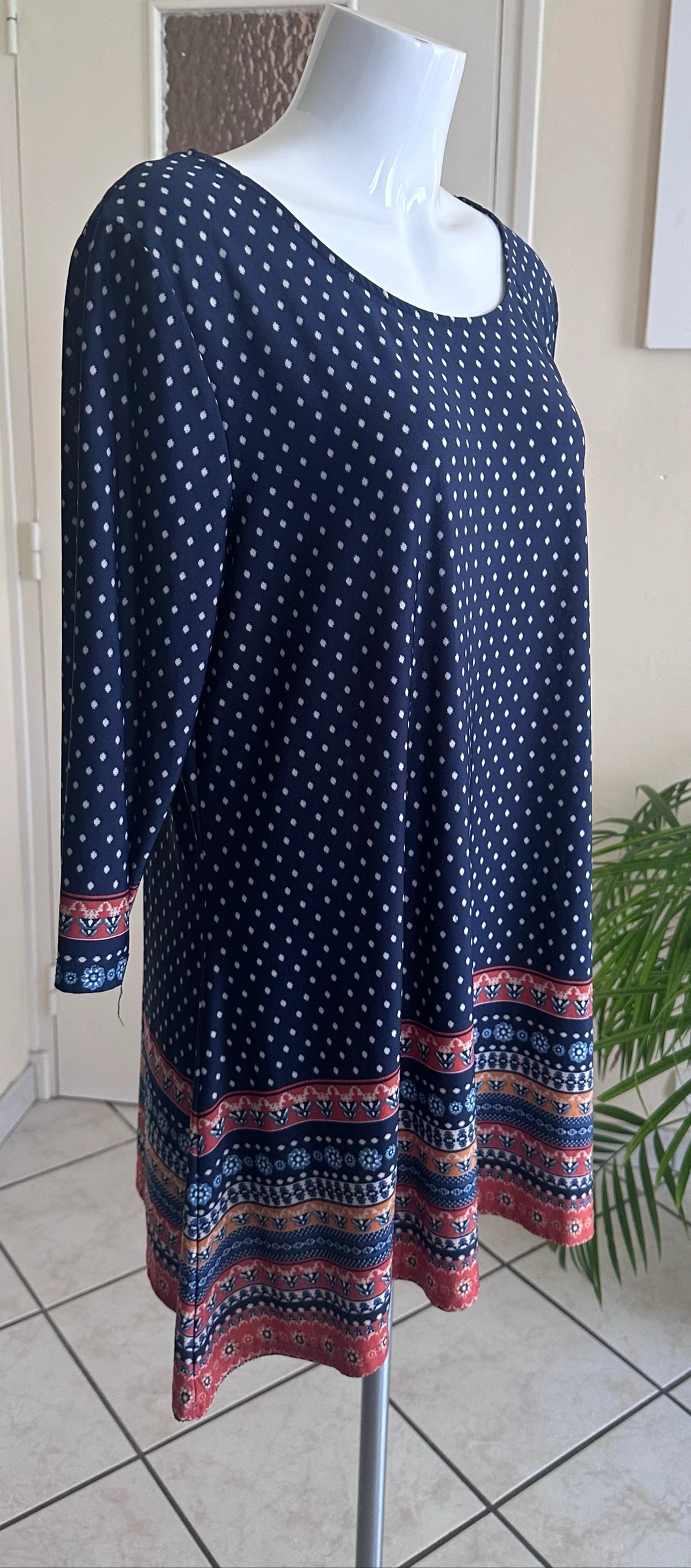 Blusa Túnica Longa Feminina Tamanho 5 – Mangas Longas – Excelente Estado – photo 3